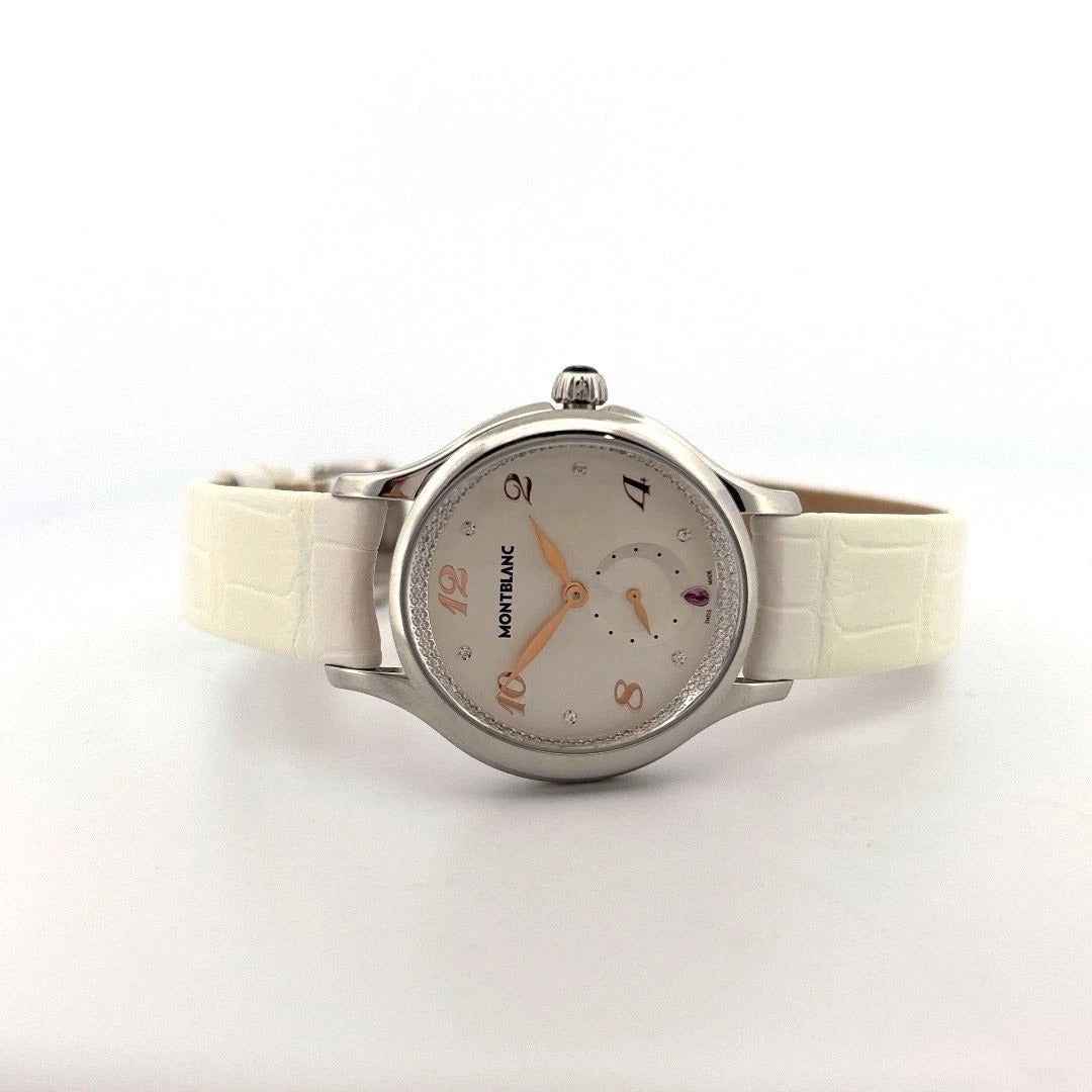 Montblanc Princesse Grace de Monaco 106499 Diamond Dial White Watch New in Box