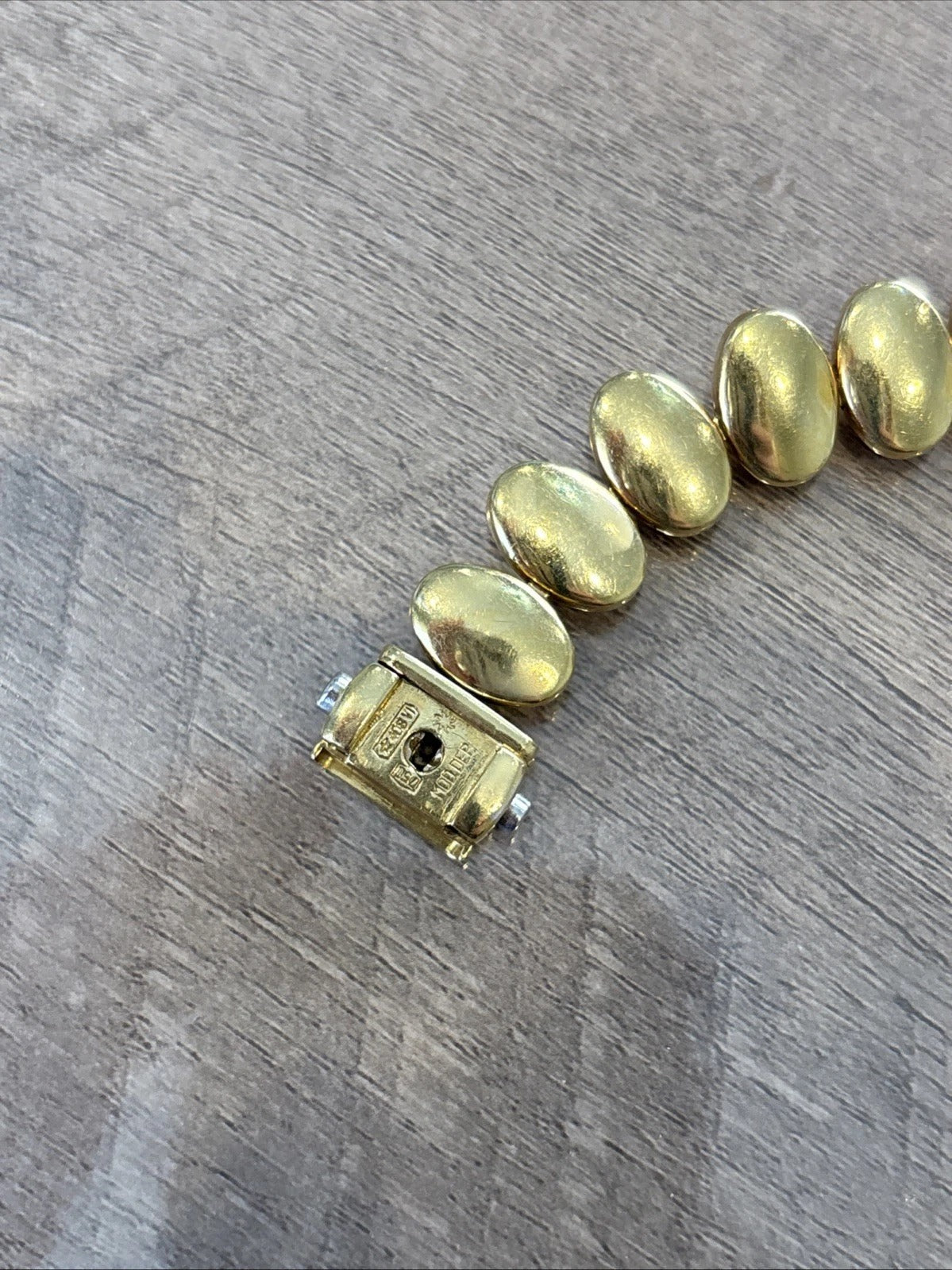 Chimento 18K Yellow Gold Italy Designer Estate 58.16 Grams Oval Dome Necklace - Devine & Co.