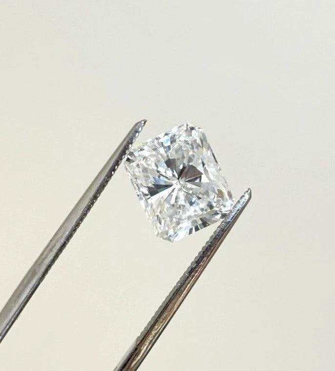GIA Certified Loose 3.74ct Radiant Cut Natural Diamond E - SI2 - Devine & Co.