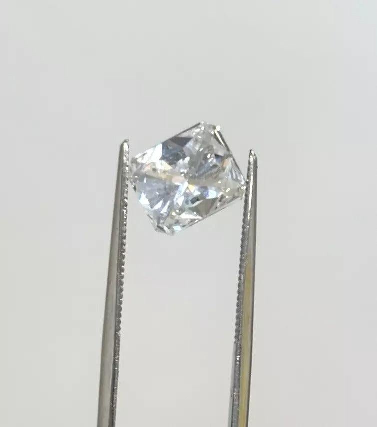 GIA Certified Loose 3.74ct Radiant Cut Natural Diamond E - SI2 - Devine & Co.