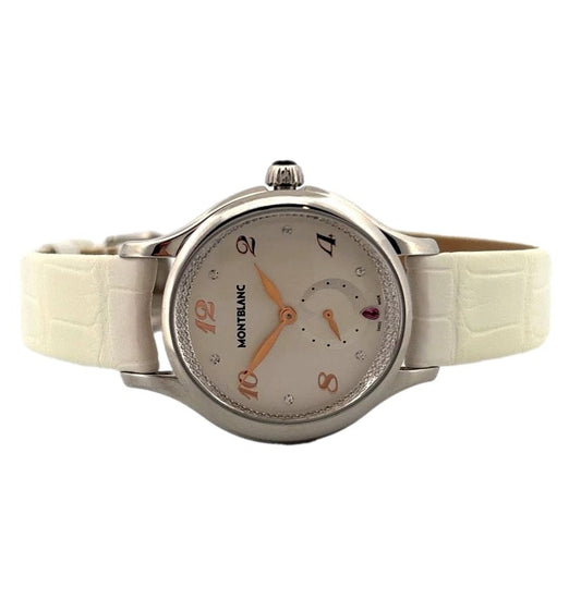 Montblanc Princesse Grace de Monaco  106499 Diamond Dial White Watch New in Box