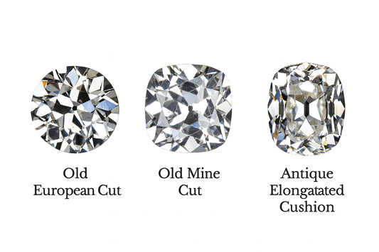 Antique Diamond Cuts Explained: Old European vs Old Mine vs Elongated Cushion - Devine & Co.