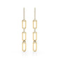 Diamond dangle earrings