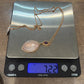 14K Rose Gold Rose Quartz & Amethyst Pendant Necklace 14.3ct Quartz Diamond Halo - Devine & Co.