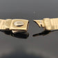 14K Two - Tone Omega Necklace 18 Reversible Italy Pave Diamond Slide 1.55ctw - Devine & Co.