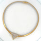 14K Two - Tone Omega Necklace 18 Reversible Italy Pave Diamond Slide 1.55ctw - Devine & Co.