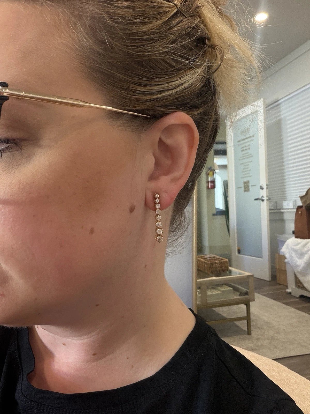 14K Yellow Gold Old European Cut Diamond Drop Earrings 2.00 CTW 5.50g - Devine & Co.