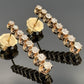14K Yellow Gold Old European Cut Diamond Drop Earrings 2.00 CTW 5.50g - Devine & Co.