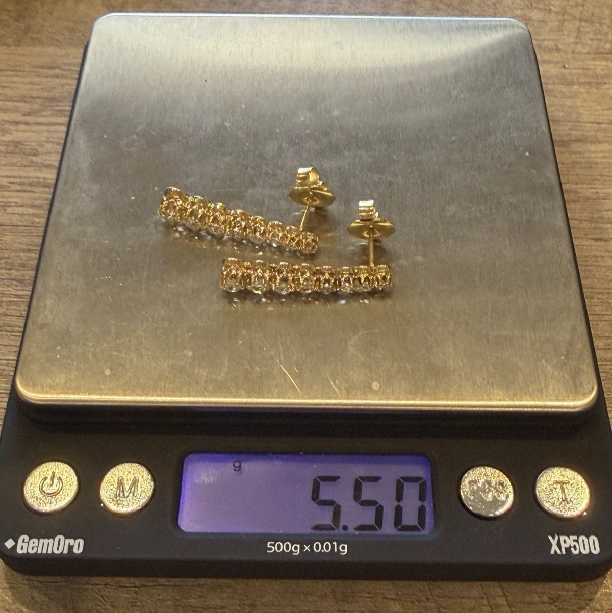 14K Yellow Gold Old European Cut Diamond Drop Earrings 2.00 CTW 5.50g - Devine & Co.