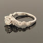 14KW Gold Diamond Engagement Ring EGL 0.80ct G/VS1, Pave Twist Shoulders 0.54ct - Devine & Co.