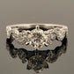 14KW Gold Diamond Engagement Ring EGL 0.80ct G/VS1, Pave Twist Shoulders 0.54ct - Devine & Co.