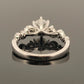 14KW Gold Diamond Engagement Ring EGL 0.80ct G/VS1, Pave Twist Shoulders 0.54ct - Devine & Co.