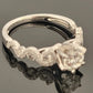 14KW Gold Diamond Engagement Ring EGL 0.80ct G/VS1, Pave Twist Shoulders 0.54ct - Devine & Co.