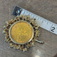 1895 10 Dollar Liberty Freeform 14K Yellow Gold Frame 30g Head Half Eagle Coin Pendant - Devine & Co.