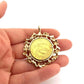 1895 10 Dollar Liberty Freeform 14K Yellow Gold Frame 30g Head Half Eagle Coin Pendant - Devine & Co.