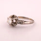 18K/14K White Gold 0.45CT Vintage Transitional Round Diamond Engagement Ring - Devine & Co.