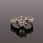 18K/14K White Gold 0.45CT Vintage Transitional Round Diamond Engagement Ring - Devine & Co.