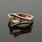 18K Rose Gold Morganite & Diamond Ring 1.35ct Pear Morganite 0.09ctw Diamonds - Devine & Co.