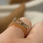 18K Rose Gold Morganite & Diamond Ring 1.35ct Pear Morganite 0.09ctw Diamonds - Devine & Co.