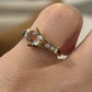 18K Rose Gold Morganite & Diamond Ring 1.35ct Pear Morganite 0.09ctw Diamonds - Devine & Co.