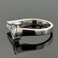 18K White Gold Aquamarine & Diamond Ring 1.20ct Pear Aquamarine 0.09ctw Size 6.5 - Devine & Co.