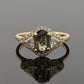 18K Yellow Gold Alexandrite & Diamond Ring 1.53ct Oval FGL Certified 0.59ctw - Devine & Co.