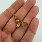 18K Yellow Gold Citrine Necklace 4 Stone Faceted Oval Citrine 17” 4.69g - Devine & Co.