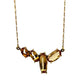 18K Yellow Gold Citrine Necklace 4 Stone Faceted Oval Citrine 17” 4.69g - Devine & Co.
