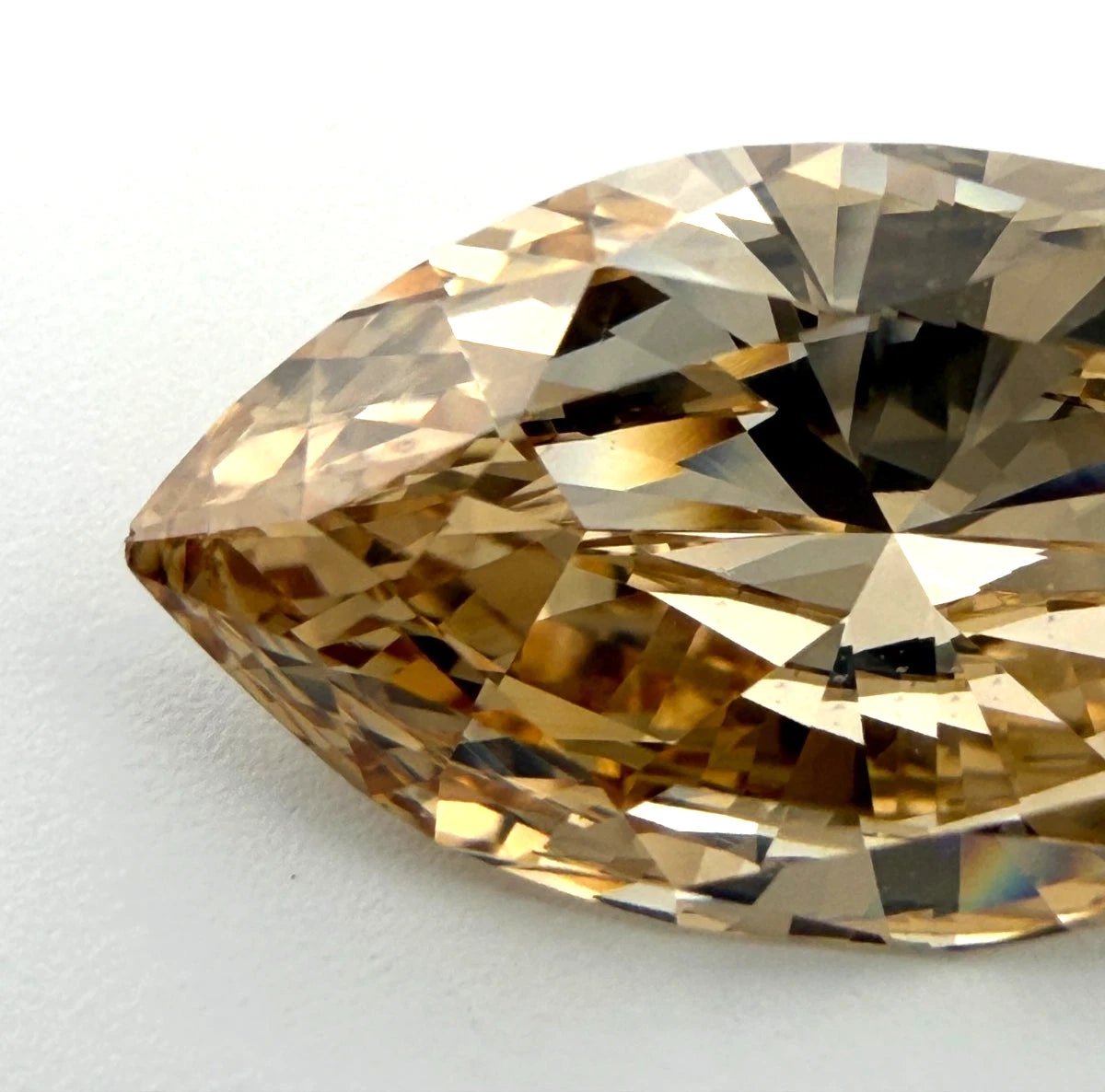 2.66ct Marquise Fancy Yellow - Brown Diamond GIA Natural Diamond Loose Stone - Devine & Co.