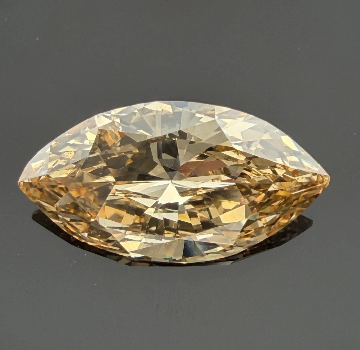 2.66ct Marquise Fancy Yellow - Brown Diamond GIA Natural Diamond Loose Stone - Devine & Co.