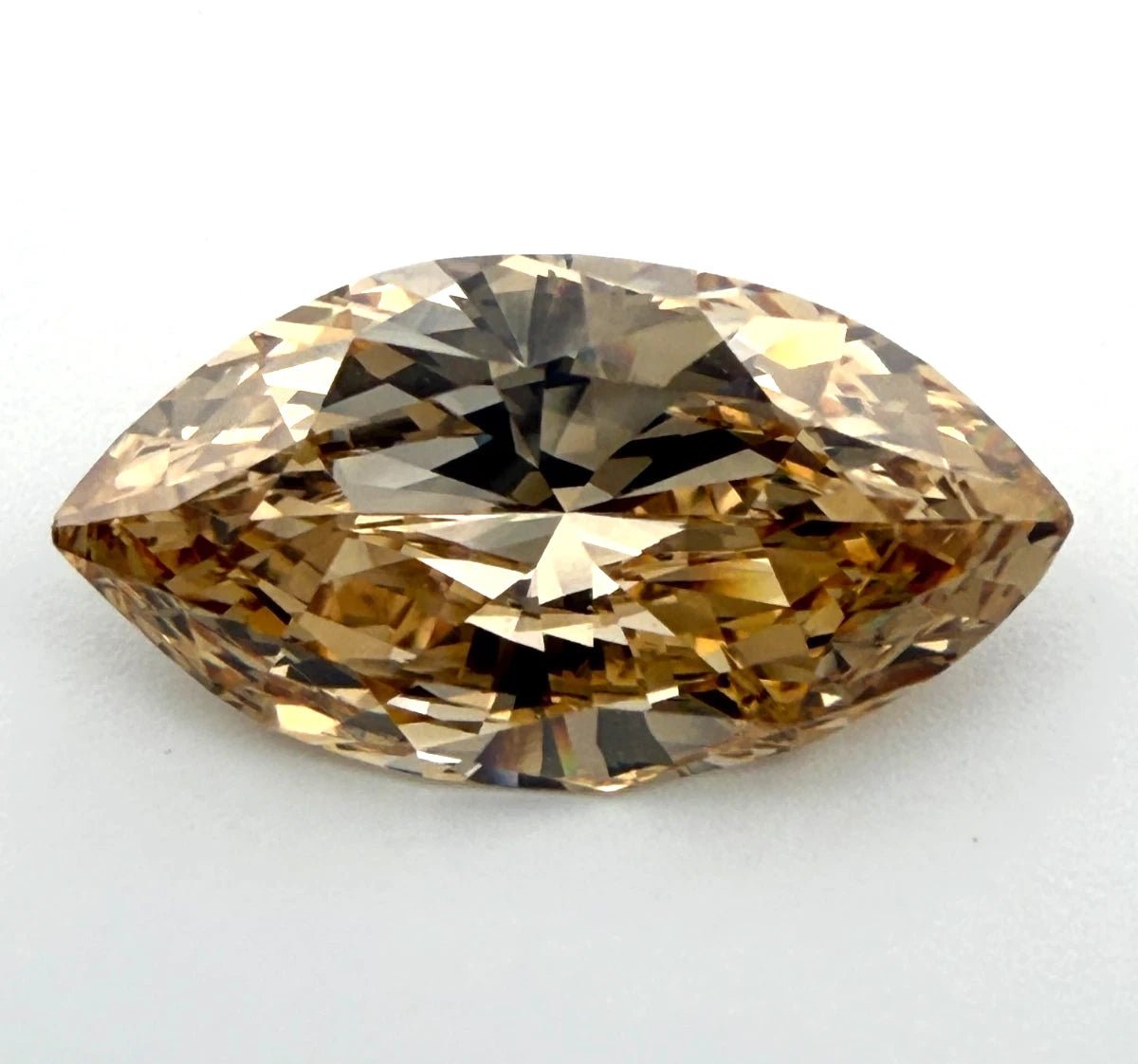 2.66ct Marquise Fancy Yellow - Brown Diamond GIA Natural Diamond Loose Stone - Devine & Co.