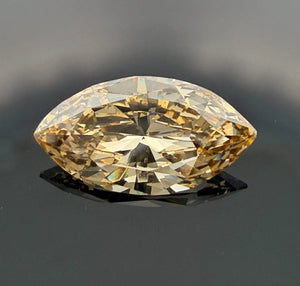 2.66ct Marquise Fancy Yellow-Brown Diamond GIA Natural Diamond Loose Stone