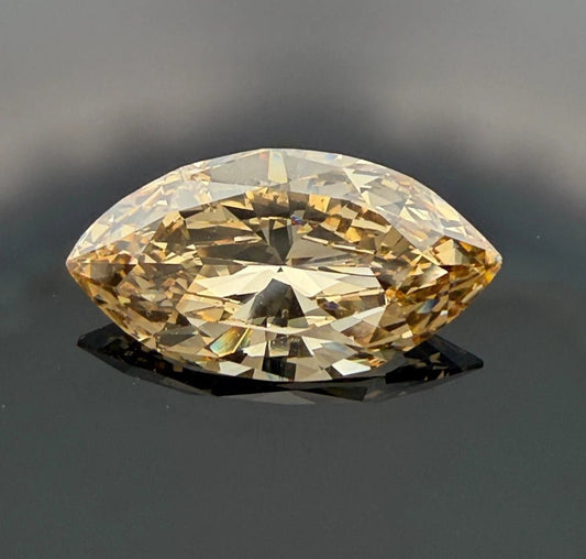 2.66ct Marquise Fancy Yellow - Brown Diamond GIA Natural Diamond Loose Stone - Devine & Co.