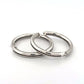 3.50ctw VS G-H Inside-Outside Pave Set 18K White Gold Diamond Hoop Earrings - Devine & Co.