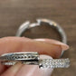 3.50ctw VS G-H Inside-Outside Pave Set 18K White Gold Diamond Hoop Earrings - Devine & Co.