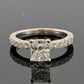 Consignment - Natural GIA Certified 1.21ct F VS1 14K Gold Cushion Diamond Engagement Ring Size 6 - 14k gold, diamond, ring...