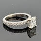 Consignment - Natural GIA Certified 1.21ct F VS1 14K Gold Cushion Diamond Engagement Ring Size 6 - 14k gold, diamond, ring...