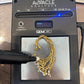 Custom 18K Yellow Gold Diamond Vine 1.00 ctw Natural Diamonds 15.89g Brooch