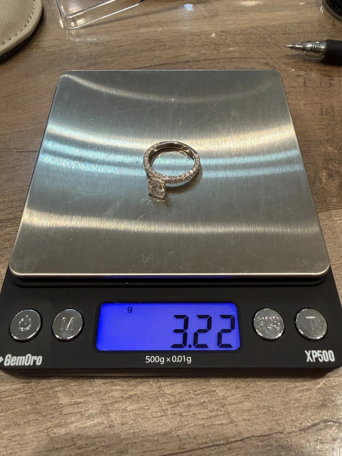 Consignment - Natural GIA Certified 1.21ct F VS1 14K Gold Cushion Diamond Engagement Ring Size 6 - 14k gold, diamond, ring...