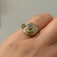 Vintage 14K Yellow Gold Old  1.00ct VS H-European Cut Diamond Ring Size 5
