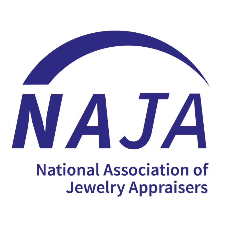Logo of the National Association of Jewelry Appraisers on a white background