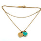 Consignment - Tiffany & Co. 18k Yellow Gold Mini Double Heart Tag Pendant Necklace - 18k gold, yellow gold, necklace - Dev...