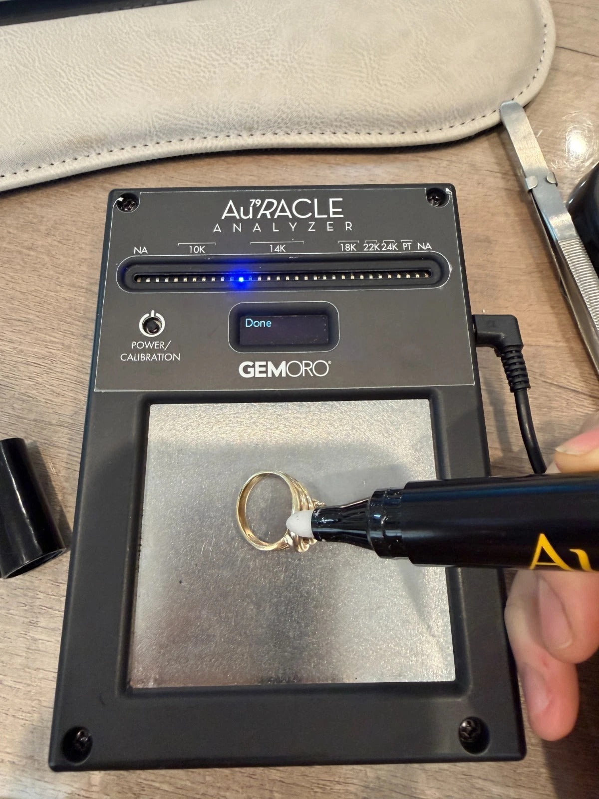 14K Yellow Gold Emerald Cut 7.75g Aquamarine Diamond Ring Size 4.75