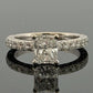 Consignment - Natural GIA Certified 1.21ct F VS1 14K Gold Cushion Diamond Engagement Ring Size 6 - 14k gold, diamond, ring...