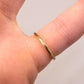 14K Yellow Gold 1CTW Natural Salt & Pepper Pear Shape Diamond Ring Size 4.25