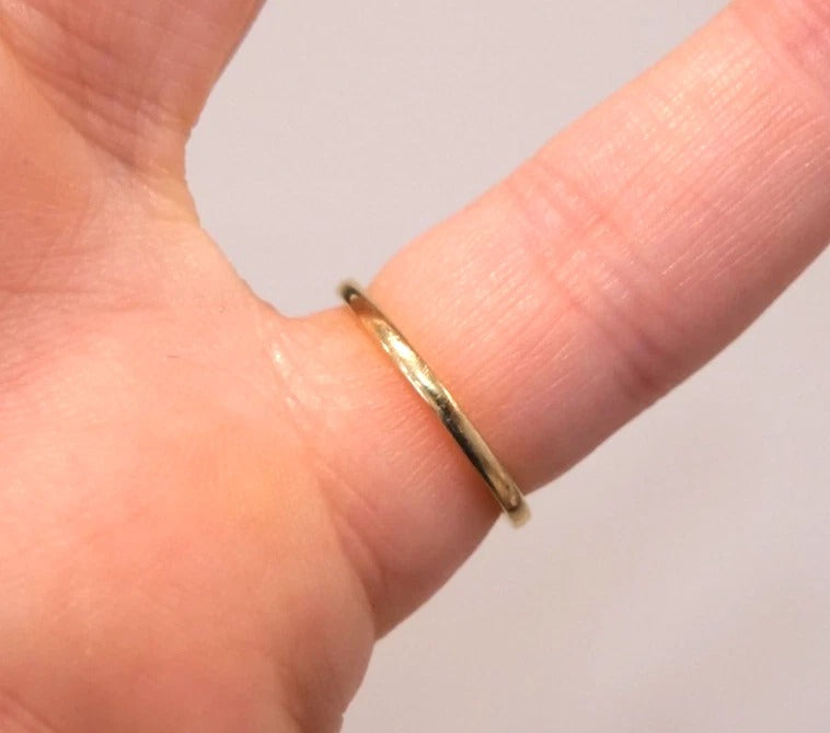 14K Yellow Gold 1CTW Natural Salt & Pepper Pear Shape Diamond Ring Size 4.25