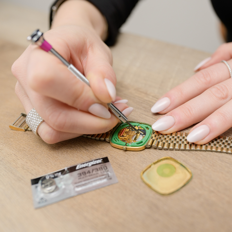 Same day watch battery replacement by Devine & Co.