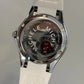 Michele Tahitian White Steel Silicone Box & Card MW12P000001 Jelly Bean Watch