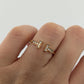 Consignment - Tiffany & Co. 18K Rose Gold 0.13 CTW T Diamond Wire Ring Size 7 - 18k gold, rose gold, diamond, ring - (imag...