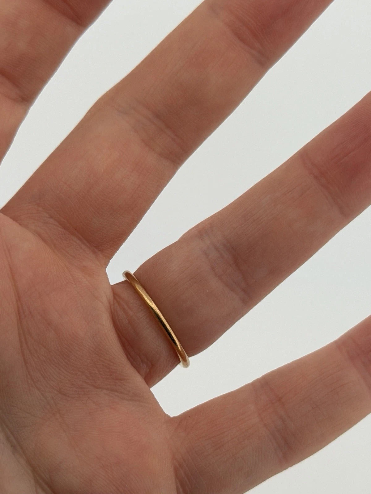 Consignment - Tiffany & Co. 18K Rose Gold 0.13 CTW T Diamond Wire Ring Size 7 - 18k gold, rose gold, diamond, ring - (imag...
